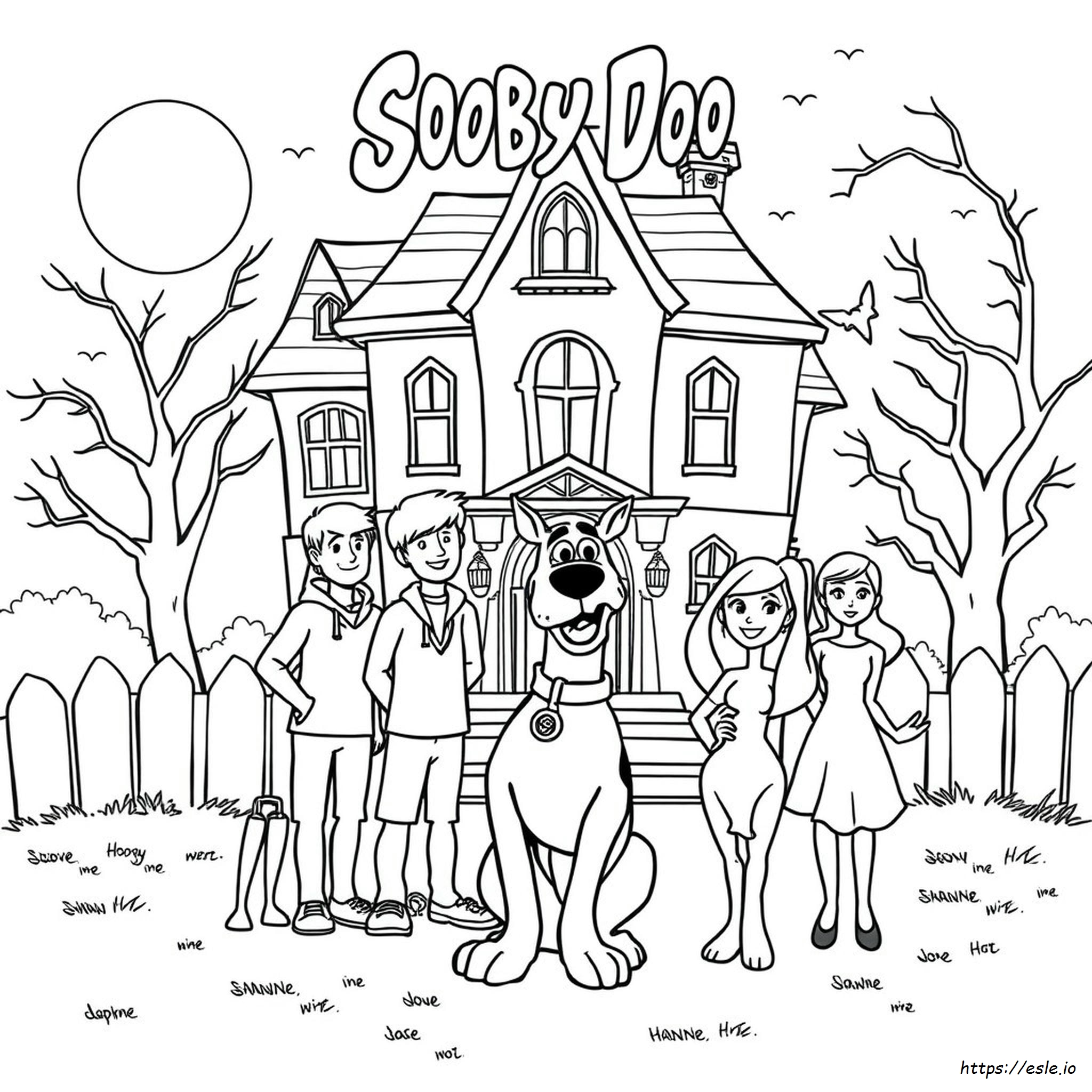 Scooby Doo And The Gang Coloring Pages