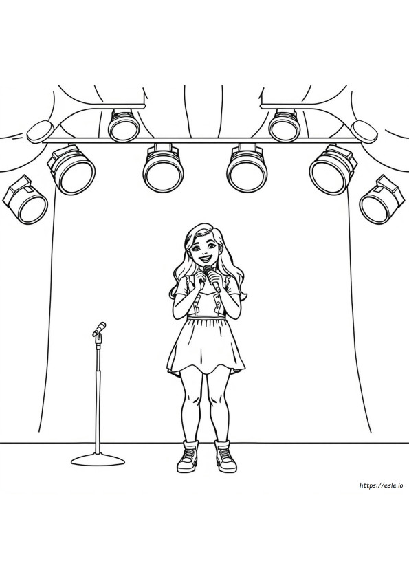 Lembar Mewarnai Sabrina Carpenter