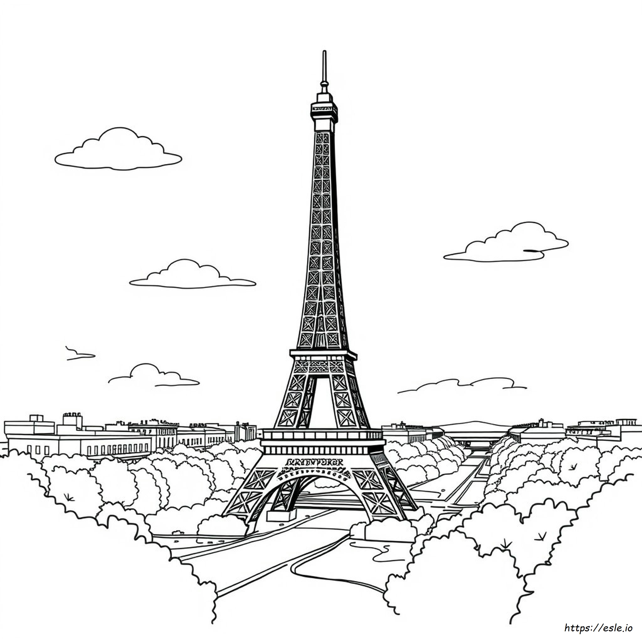 Eiffel-Torni Värityskuvat