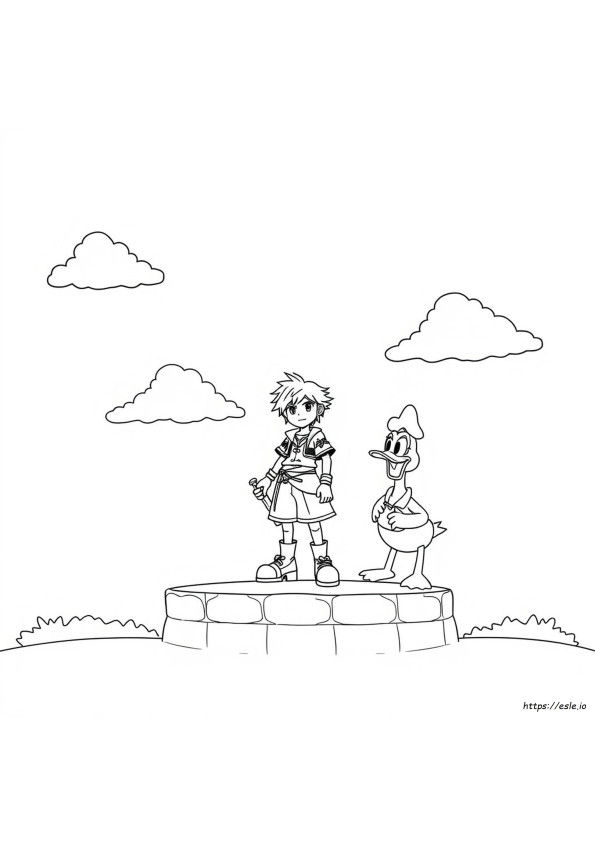 Foi De Colorat Kingdom Hearts
