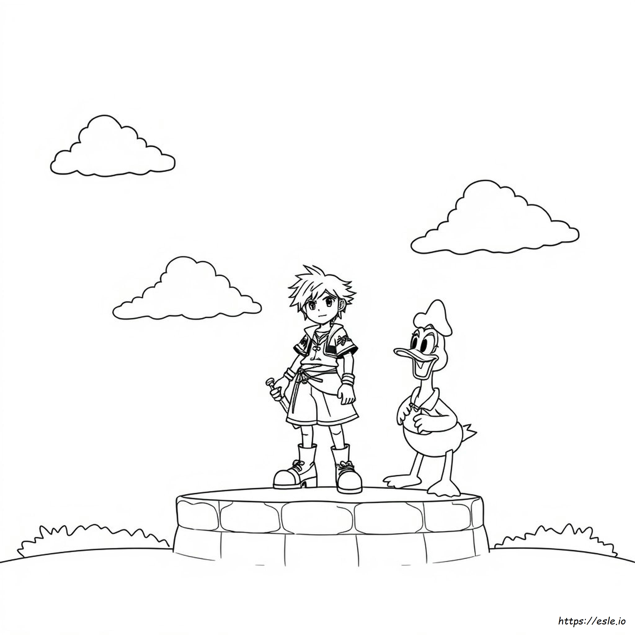 Kingdom Hearts Színező Lapok