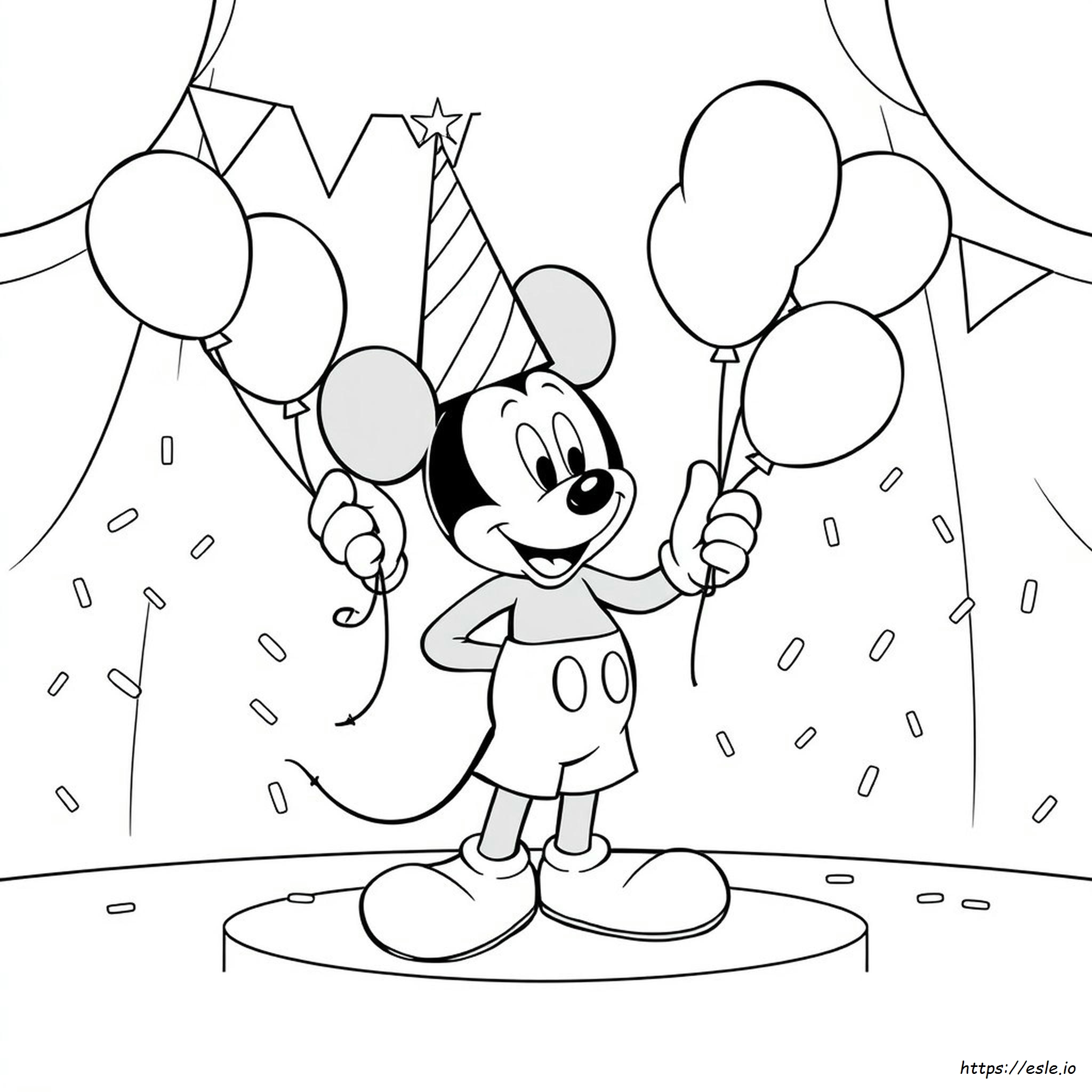 Planșe De Colorat Printabile Cu Mickey Mouse
