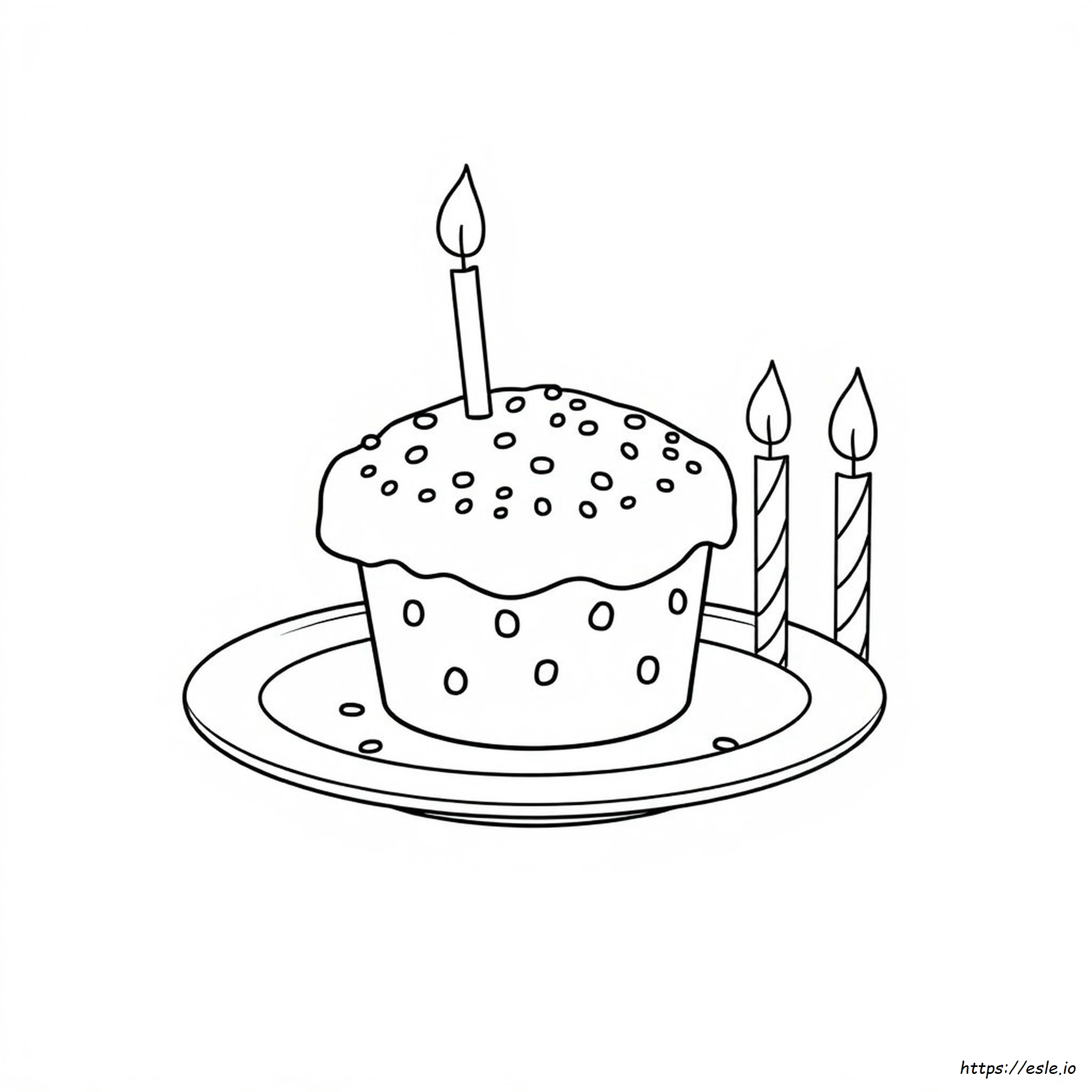 Cupcake Ausmalbild