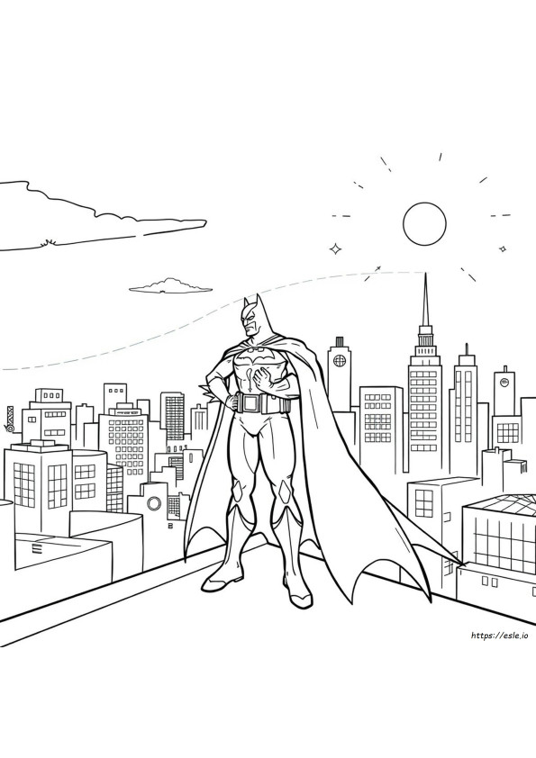 Coloriage Crayola Batman