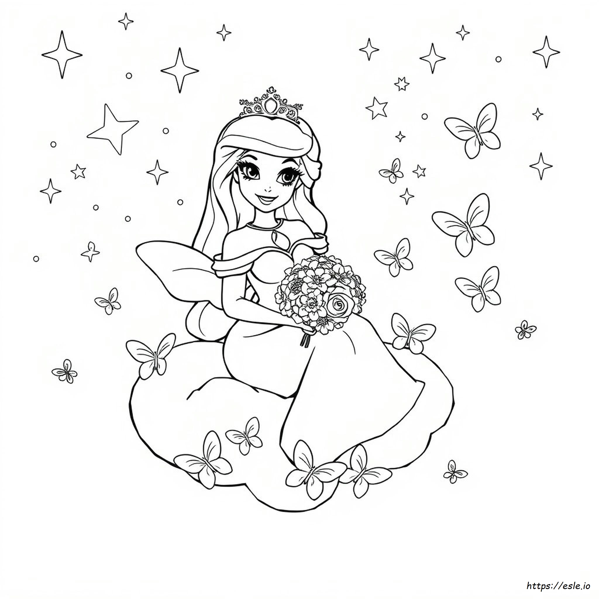 ディズニー プリンセス ぬりえ 無料 ダウンロード