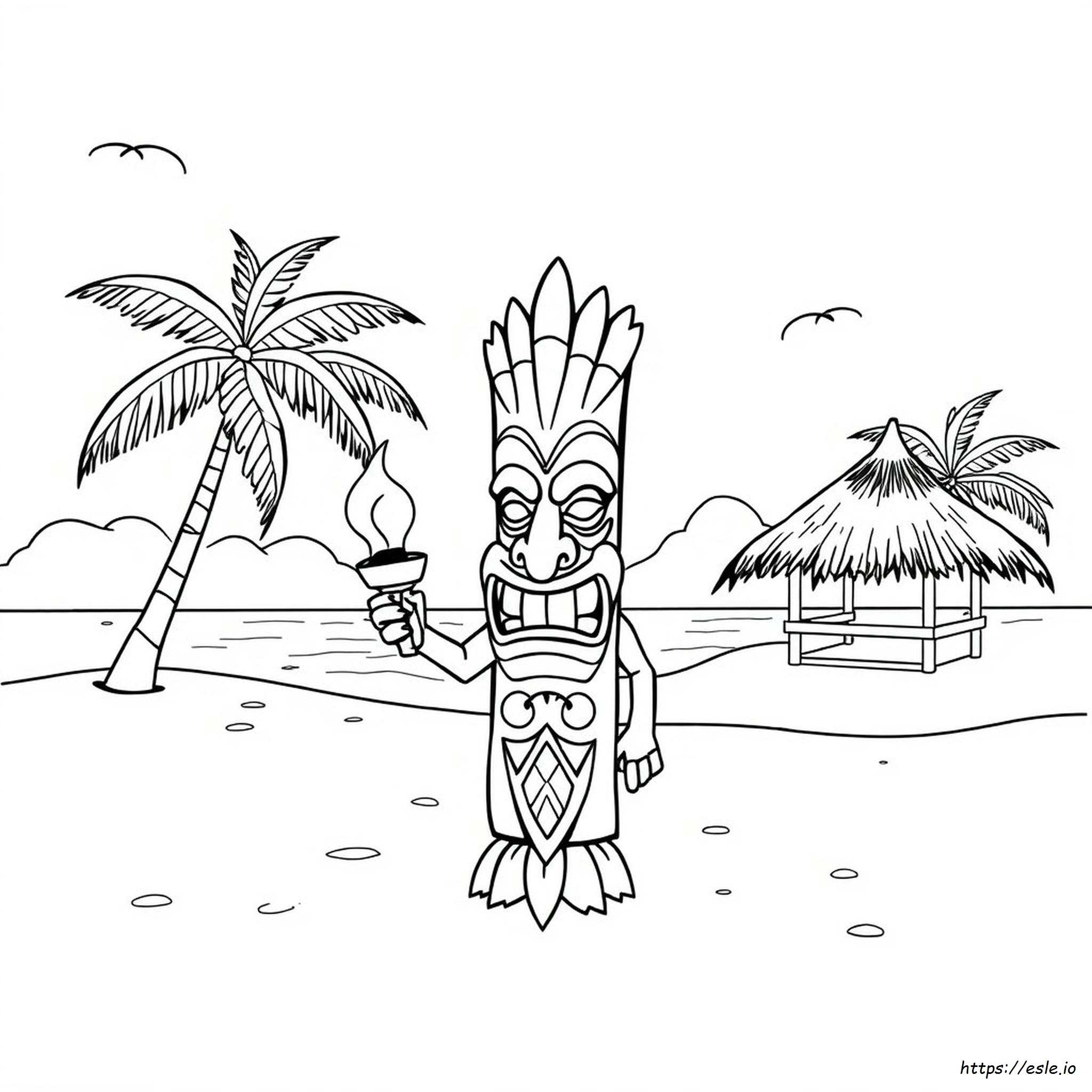 Tiki Da Colorare