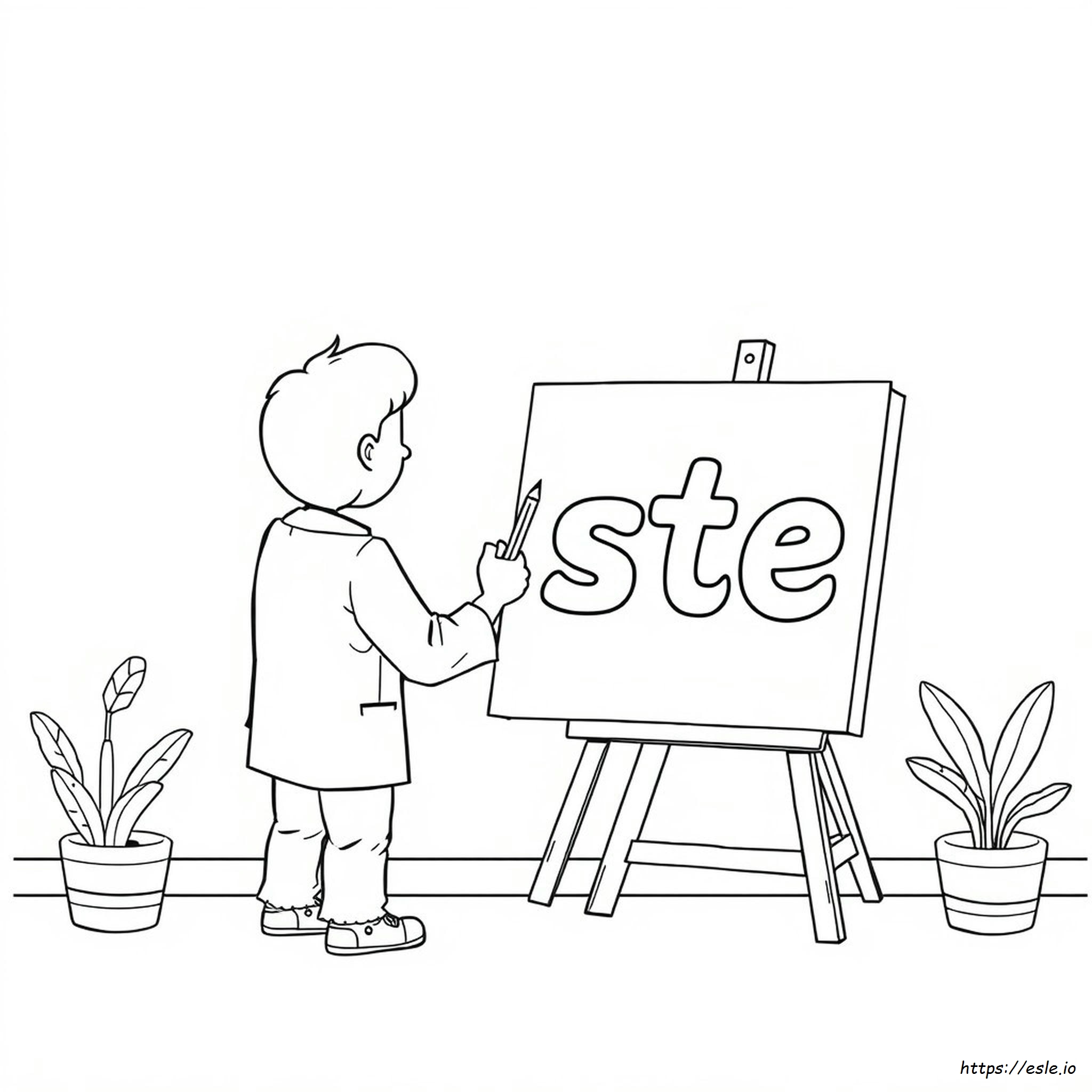 Name Art Coloring Pages