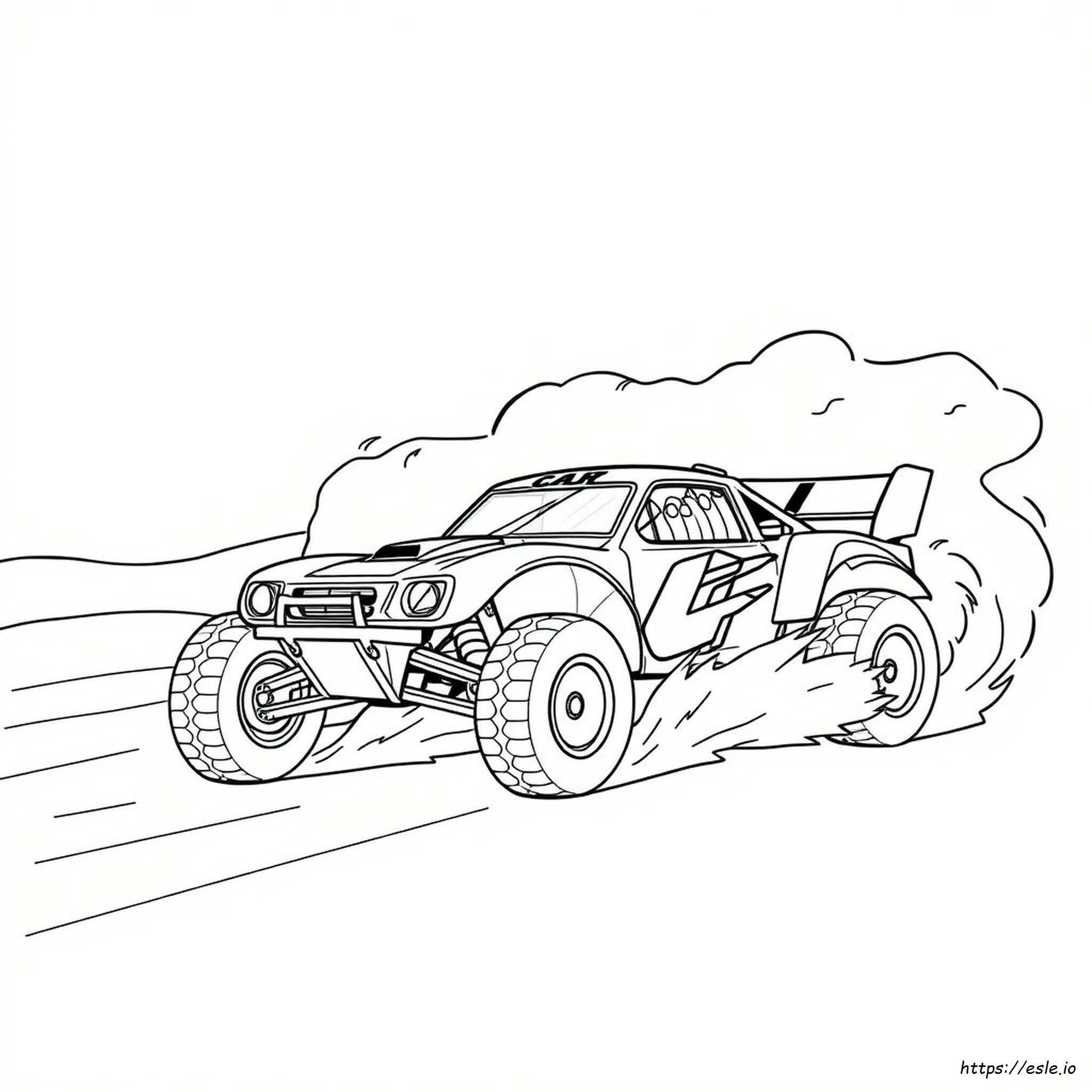 Coloriages Voiture De Course Tout-Terrain