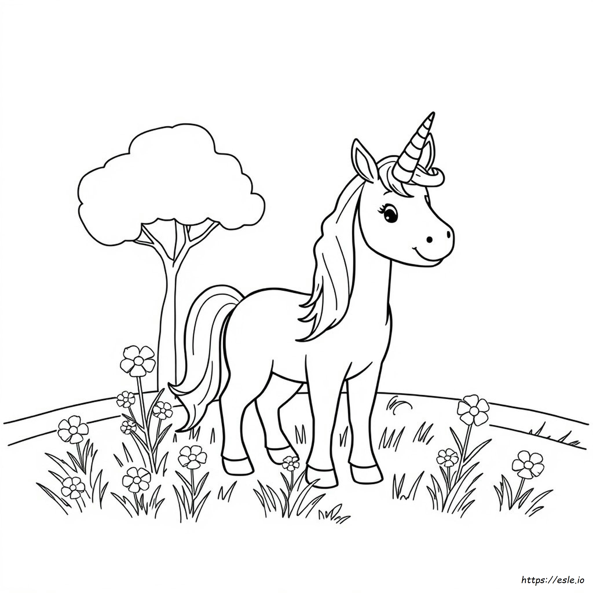 Unicorno Per Bambini Da Colorare