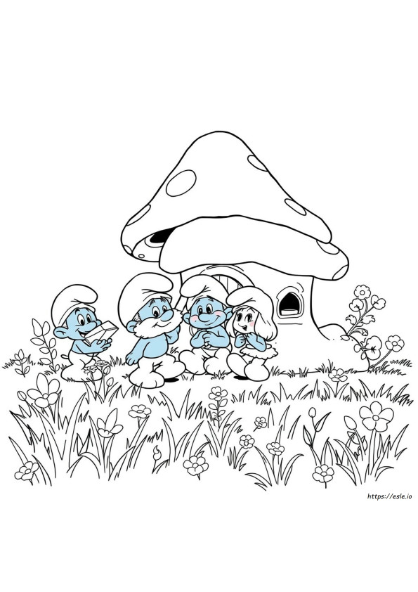 Smurfs Coloring Book