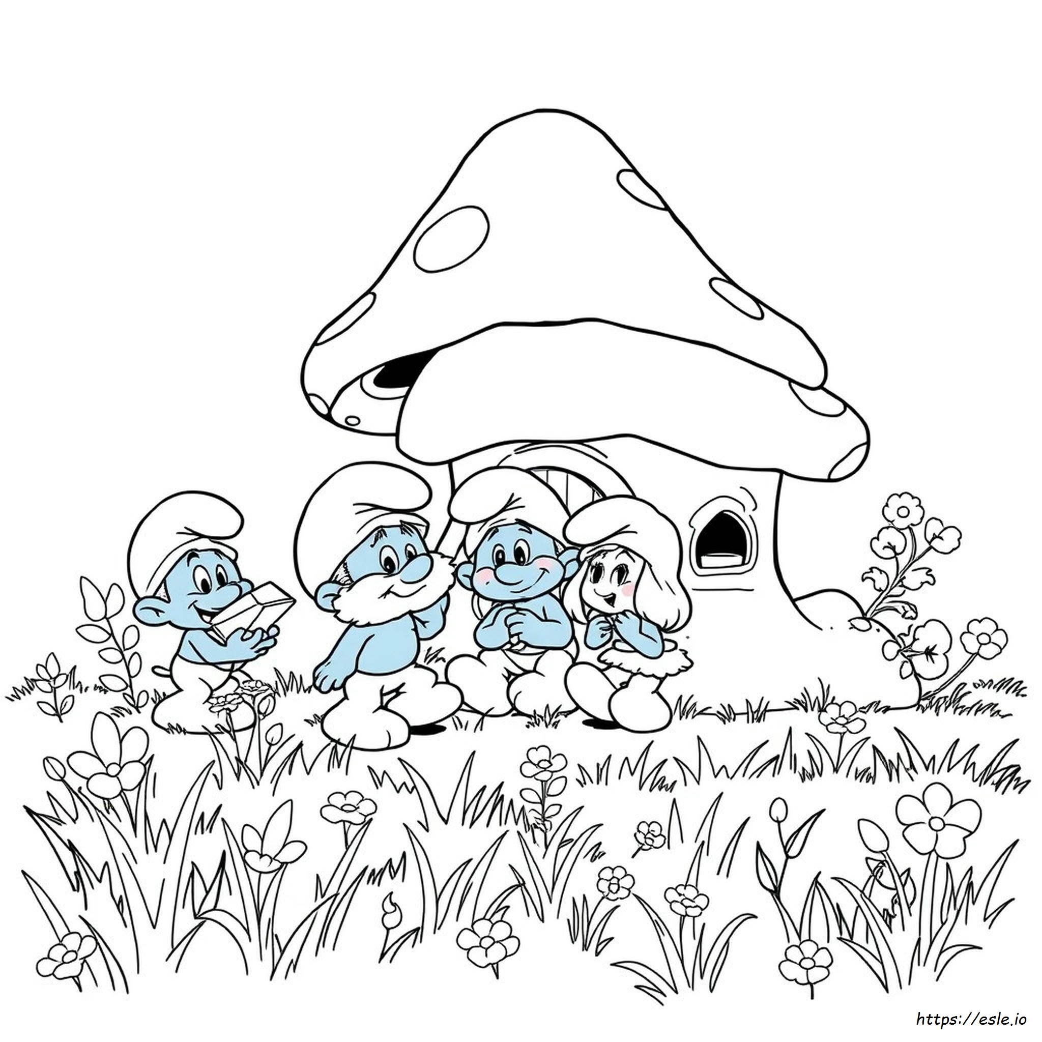 Smurfs Coloring Book