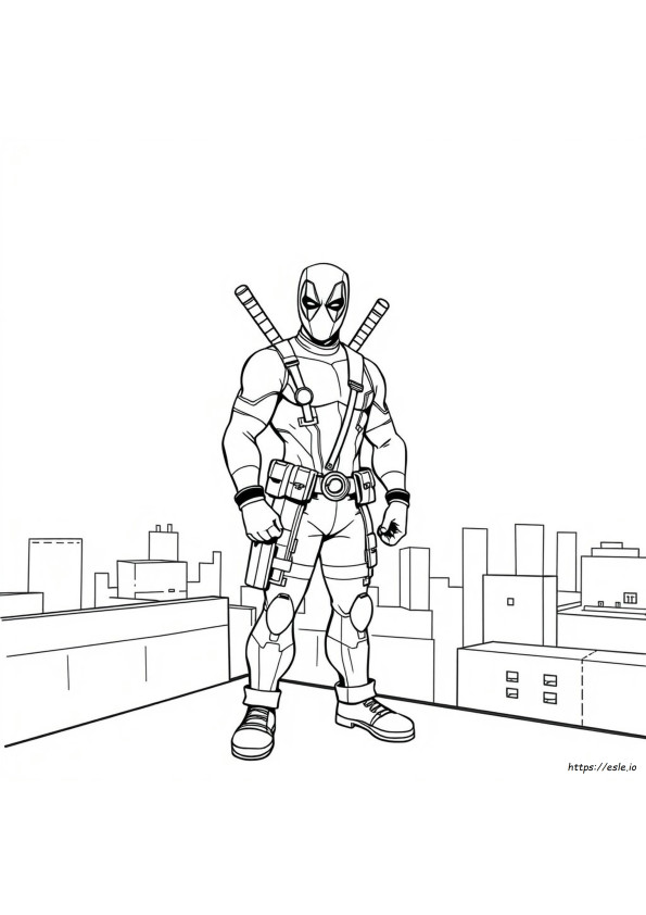 Deadpool Boyama