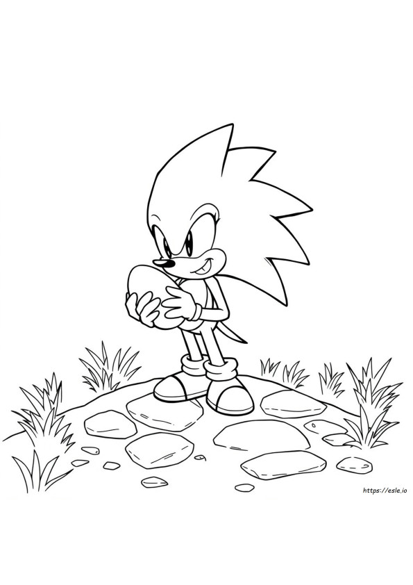 Sonic Free Printable Coloring Pages
