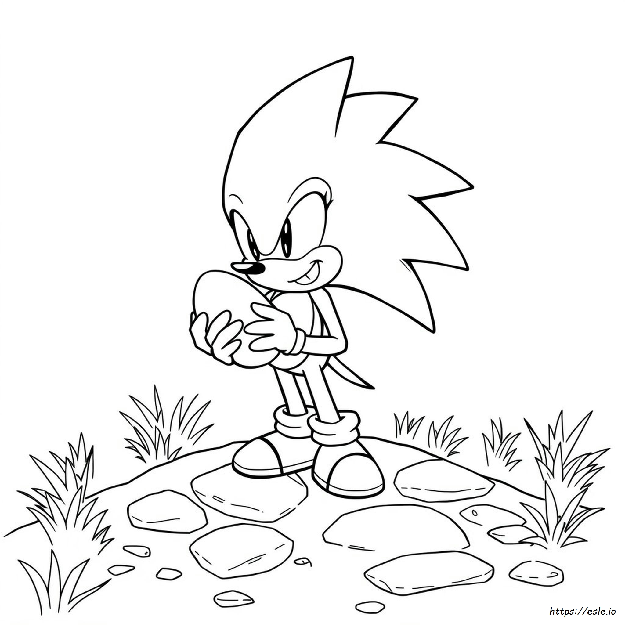 Sonic Da Colorare E Stampare Gratis