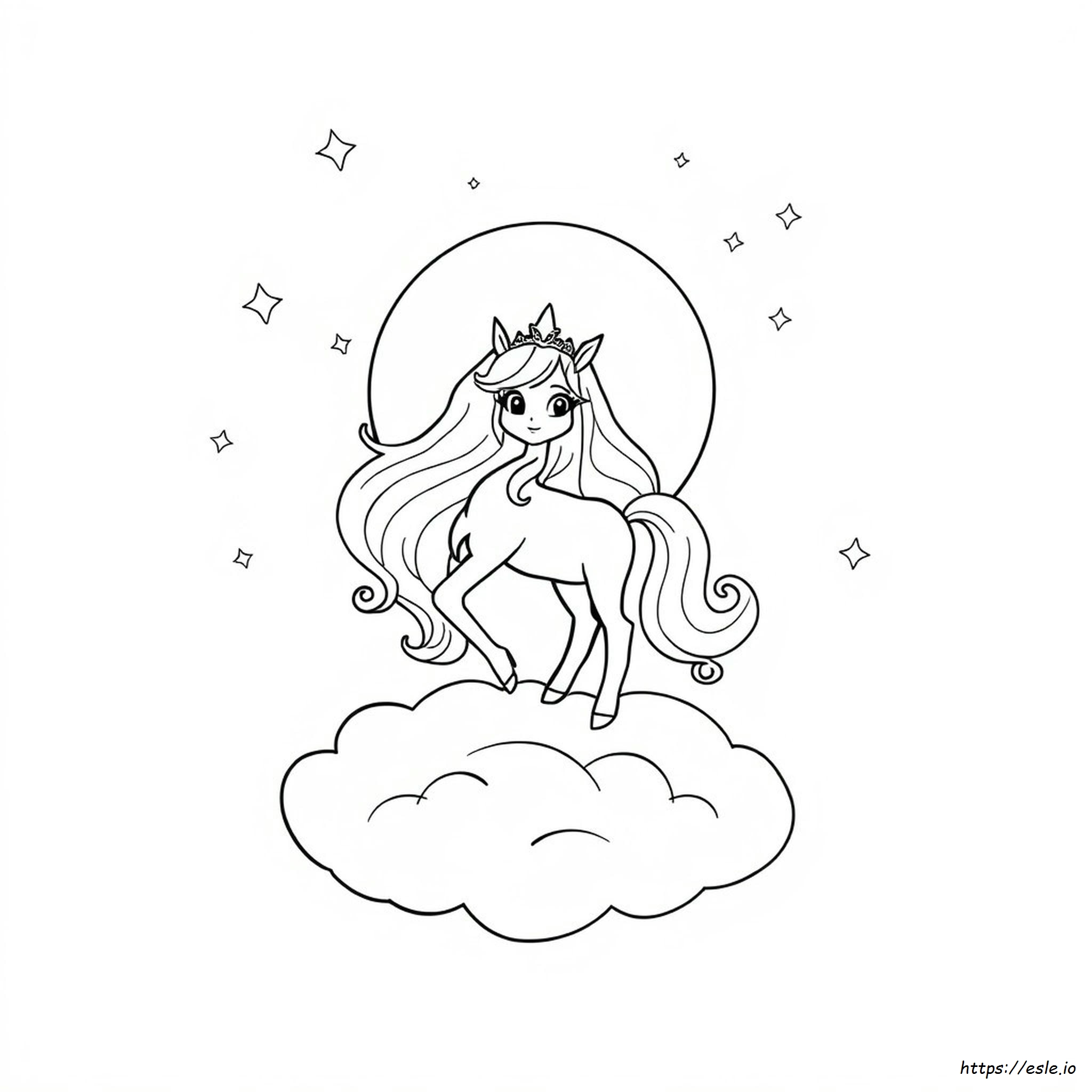 Kolorowanka Księżniczka Celestia