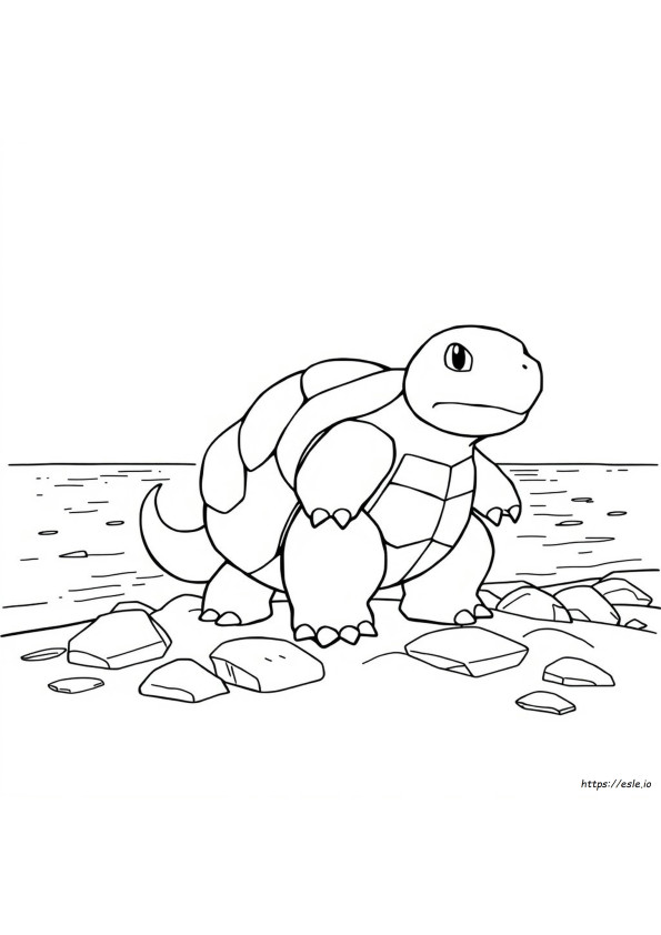 Blastoise Pokemon Boyama Sayfası
