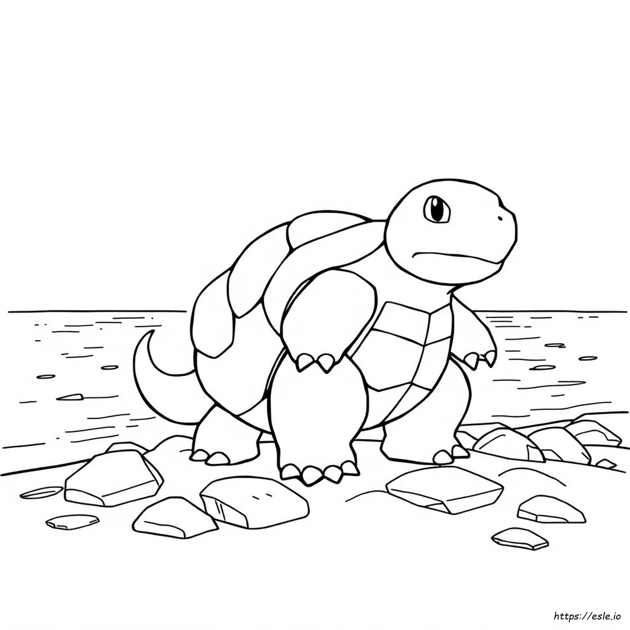 Turtok Pokémon Ausmalbild