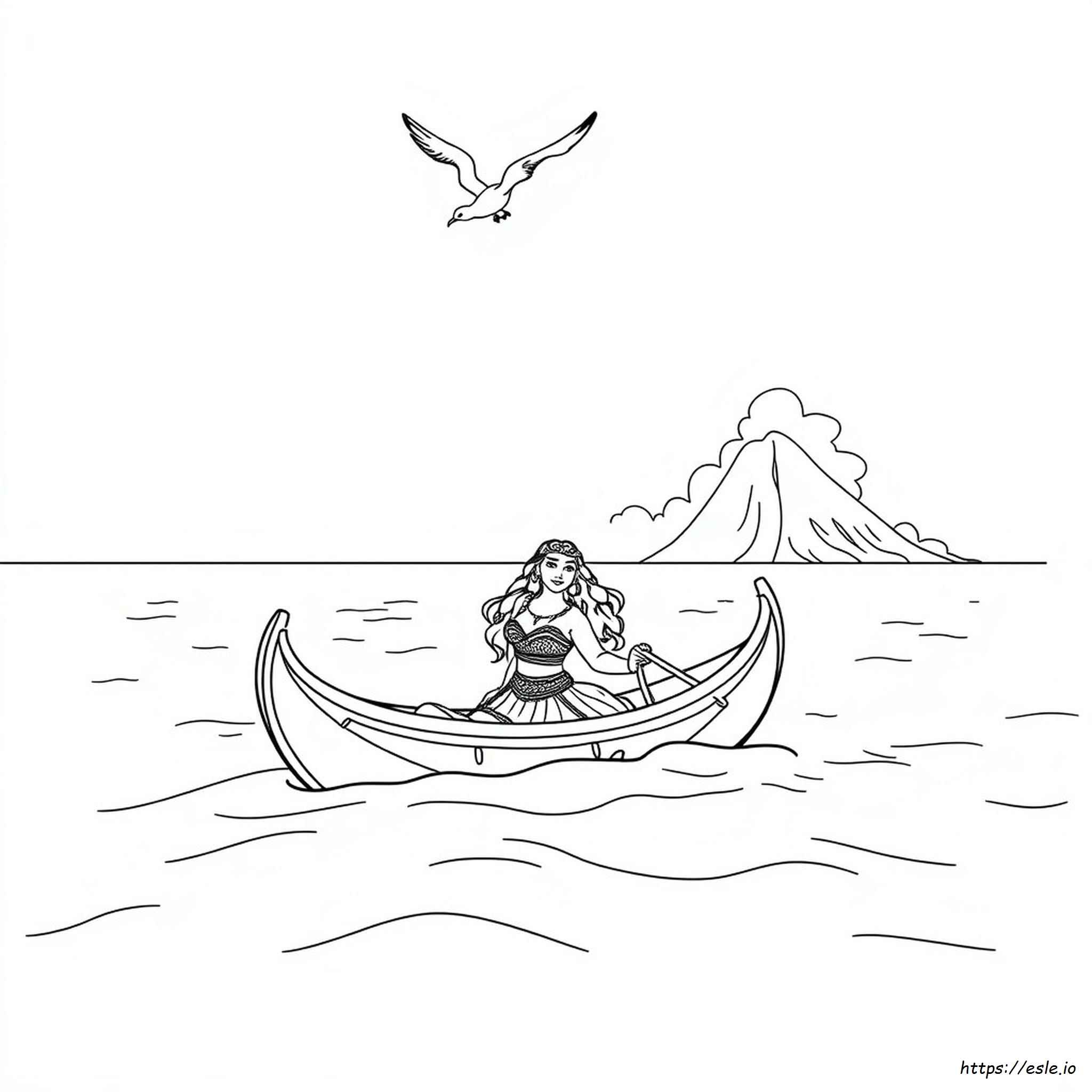 Ücretsiz Boyama Sayfaları Moana 2