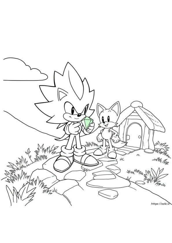 Sonic Hedgehog Colouring