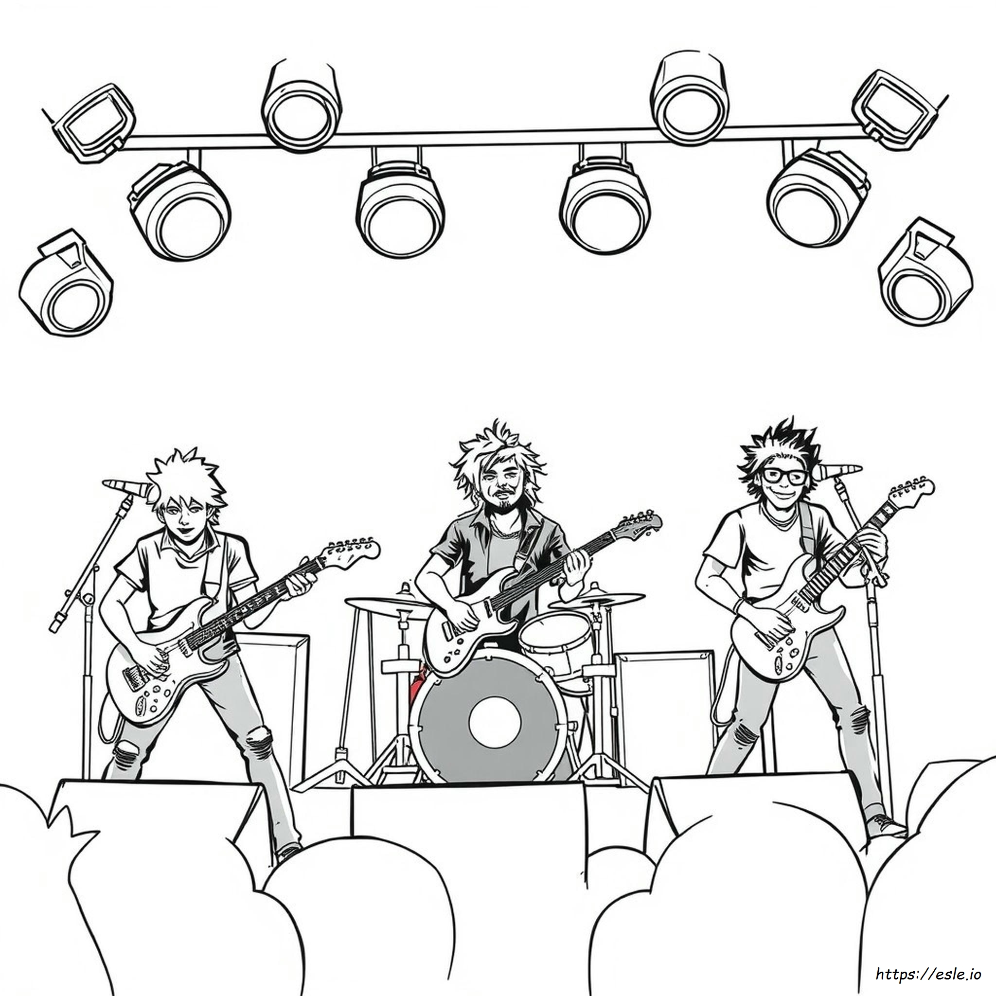 Disegni Da Colorare Punk Rock