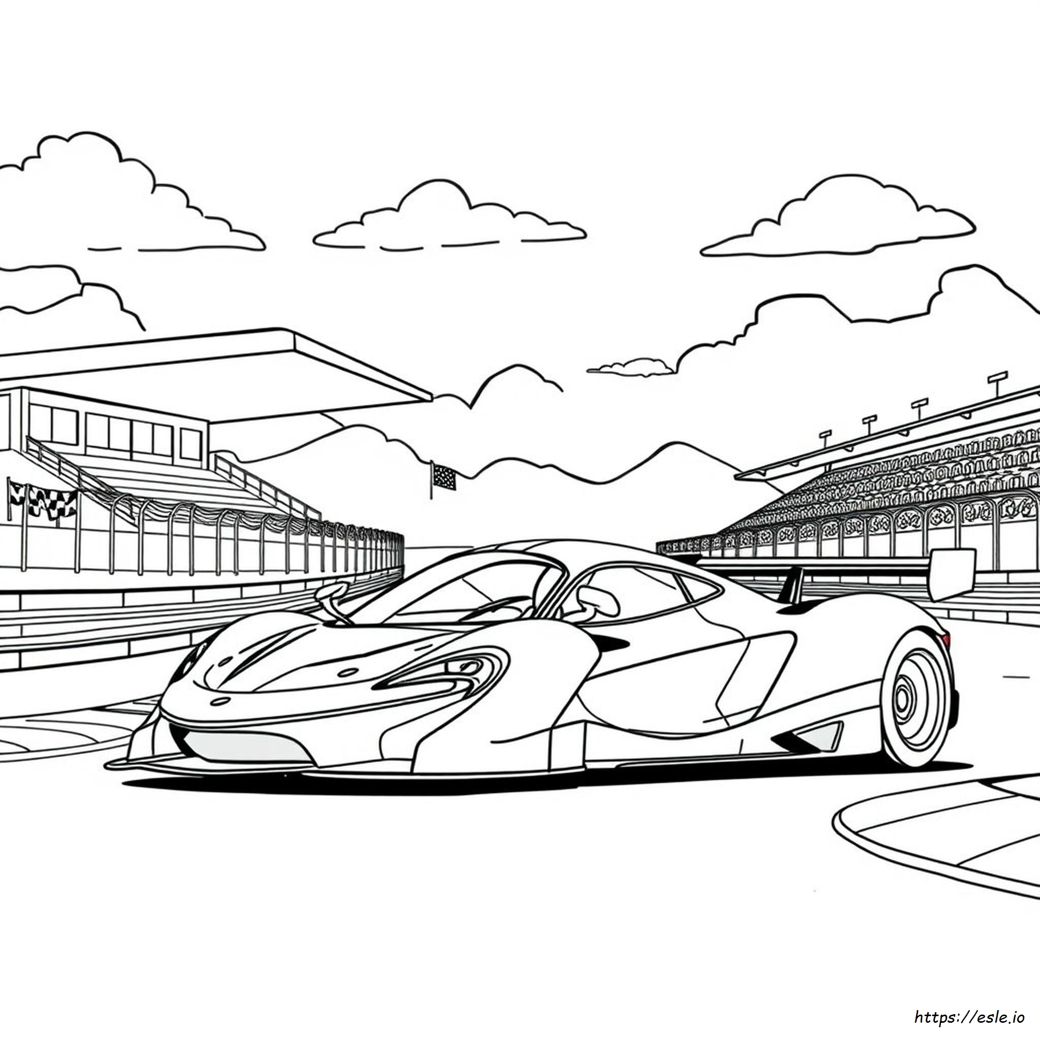Mclaren Colouring Pages