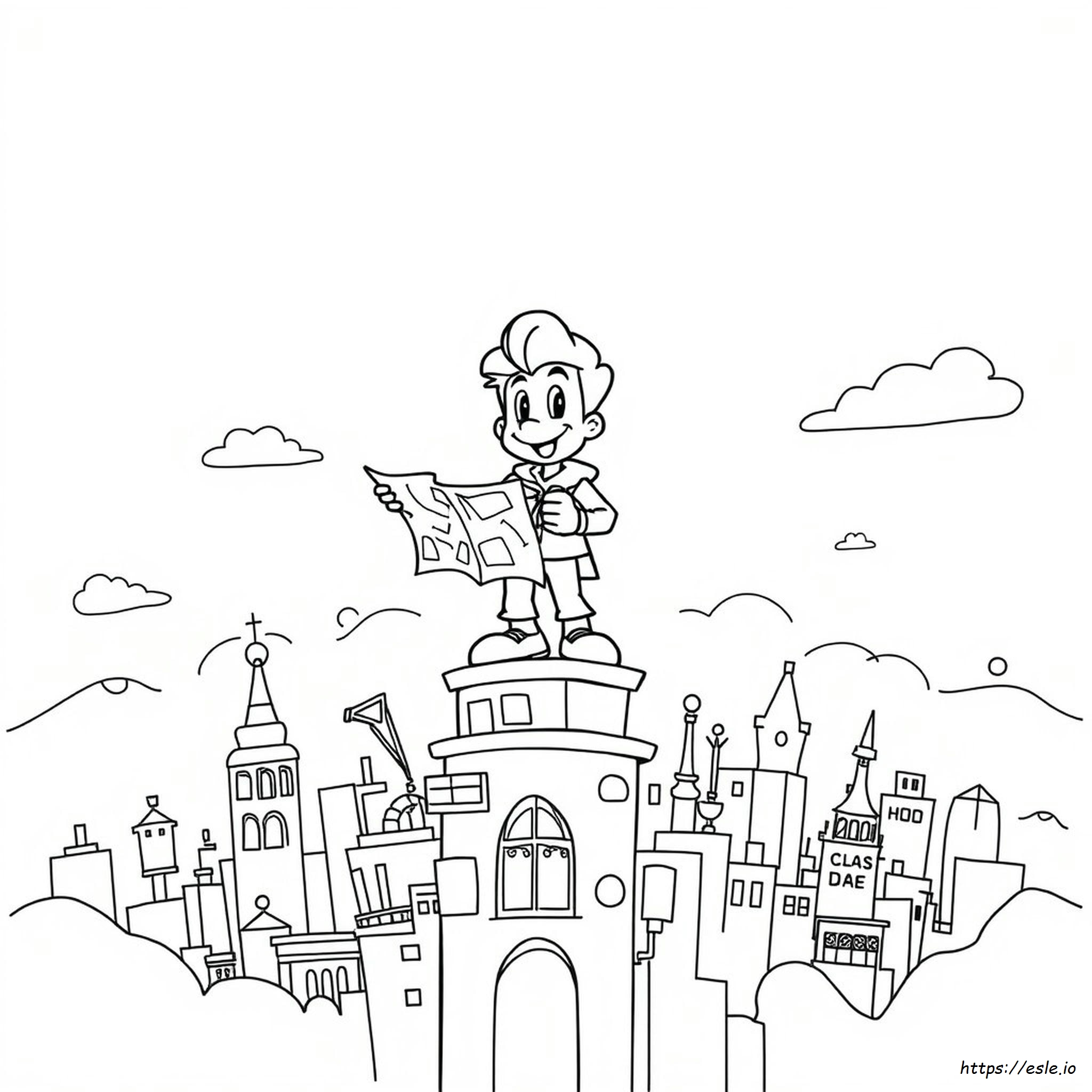 Disegni Da Colorare Del Mondo Di Dandy