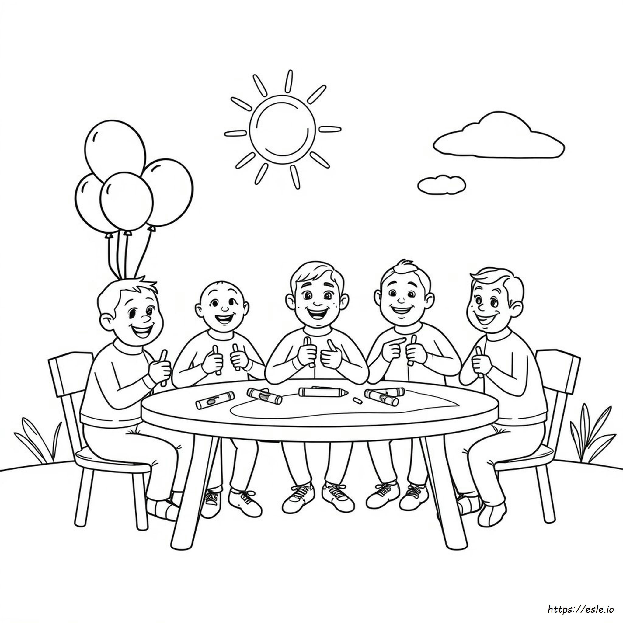 Wiggles Colouring In Pages