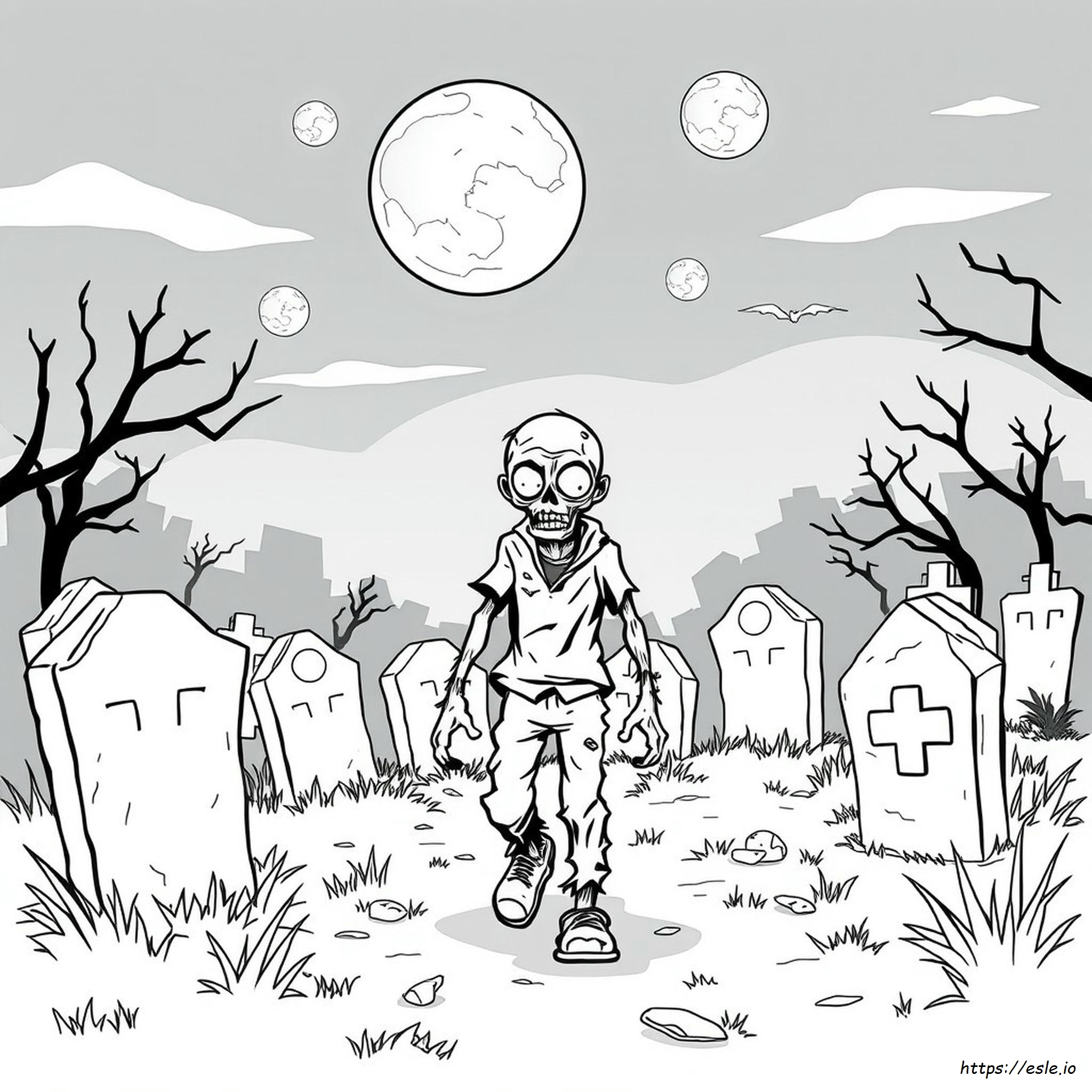 Zombies 3 Disegni Da Colorare E Stampare