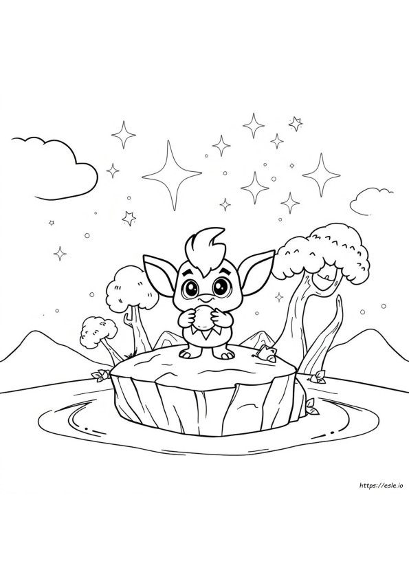 Desene De Colorat Cu Moshi Monsters