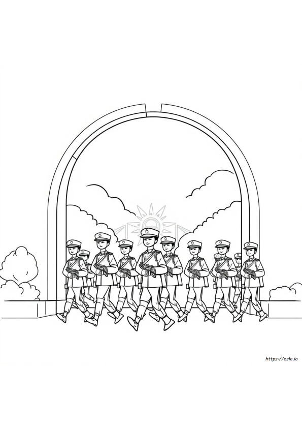 Disegni Dell'esercito Da Colorare E Stampare