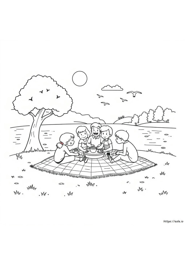 Gambar Mewarnai Hari Keluarga