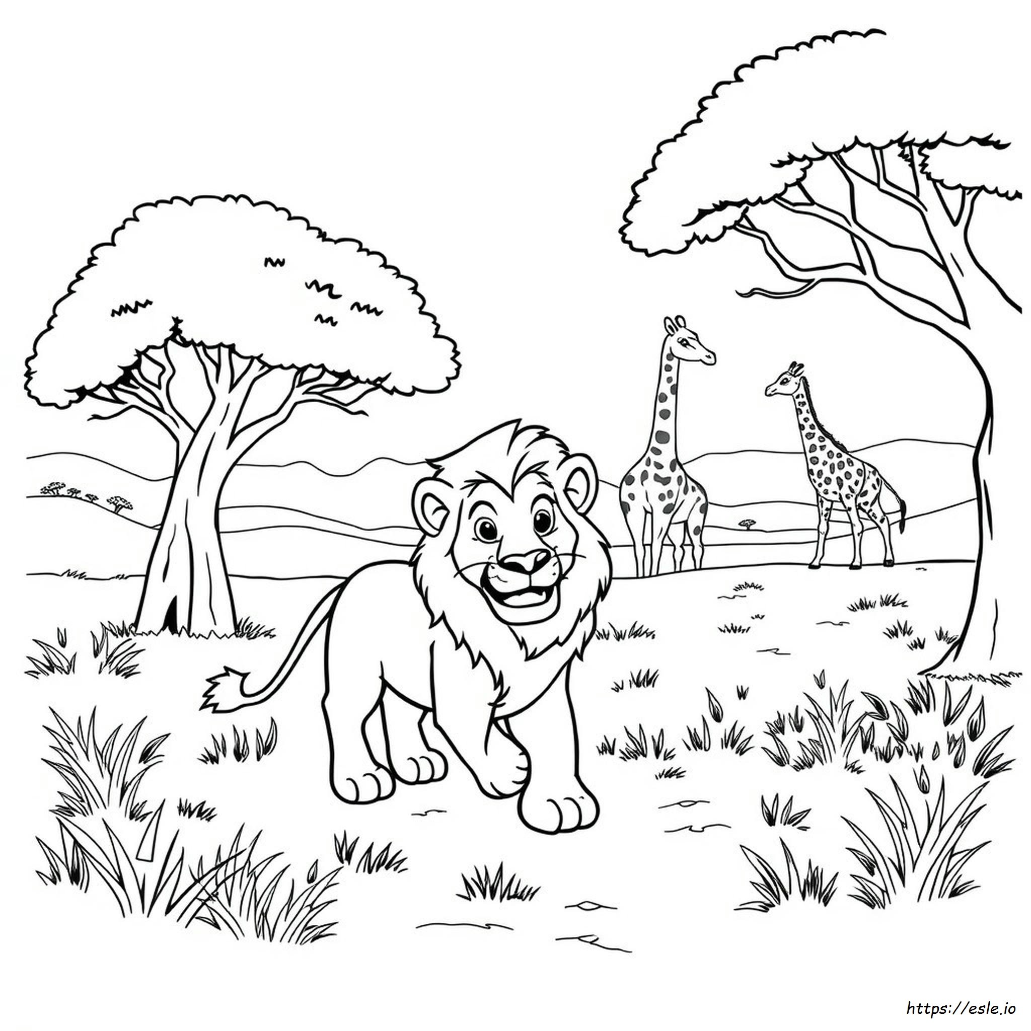 Disney Animal Kingdom Coloring Pages