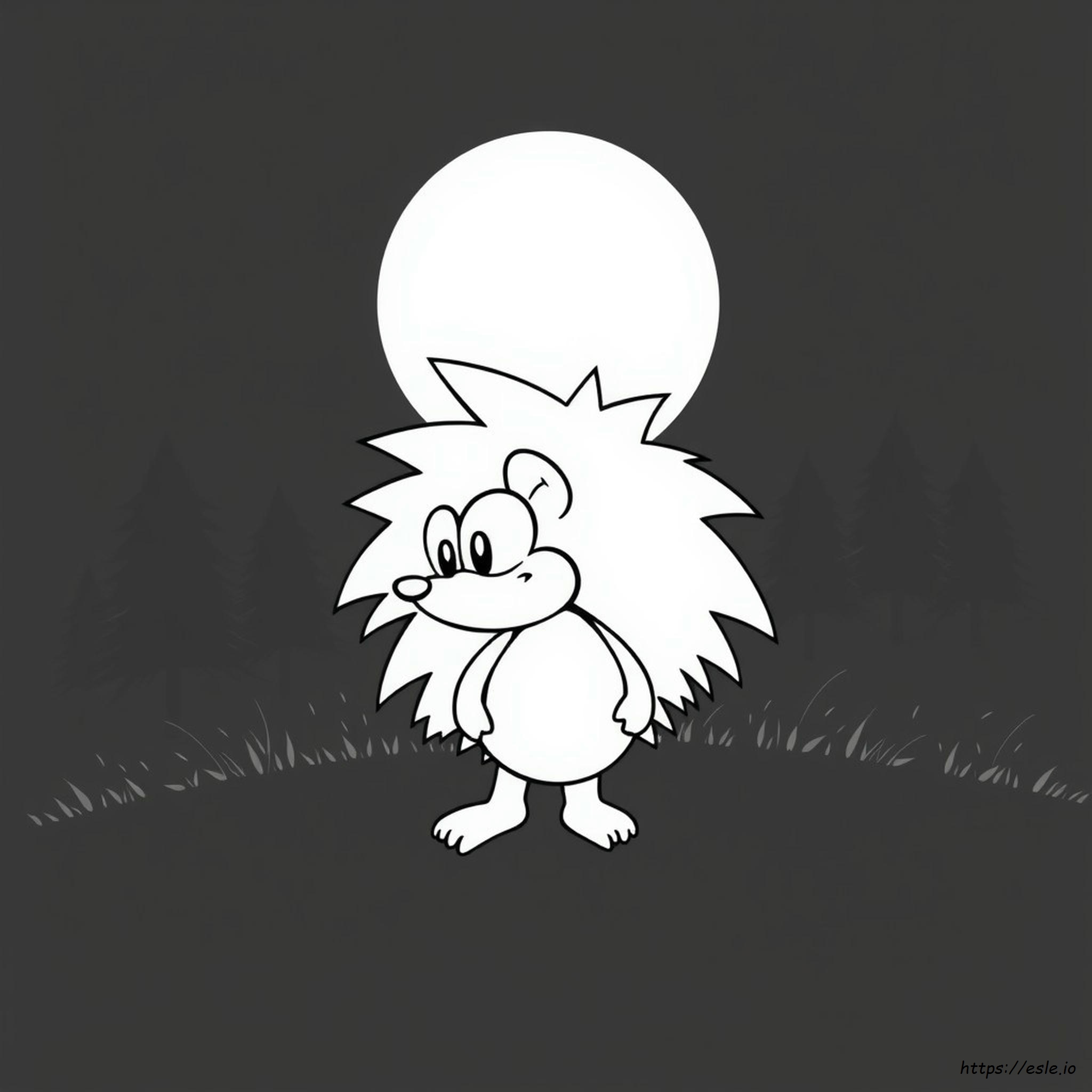 Pagina Da Colorare Di Shadow Hedgehog