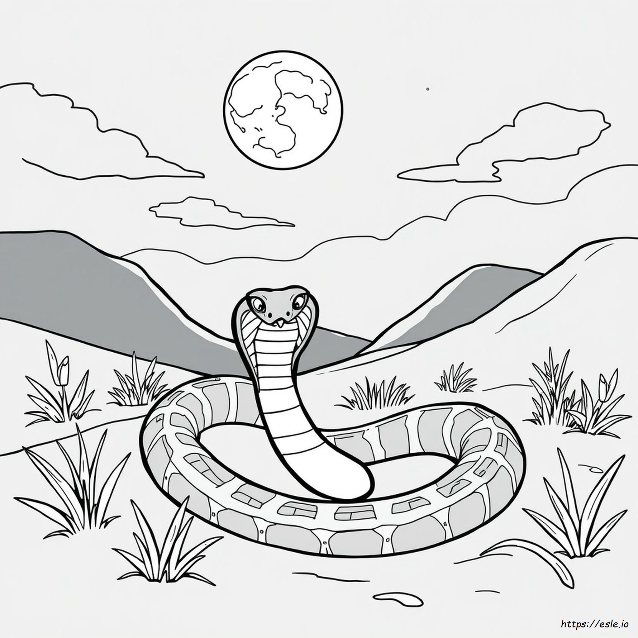 Mamba Nero Da Colorare
