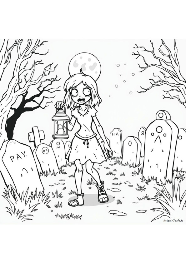 Gambar Mewarnai Willa Dari Zombies 2