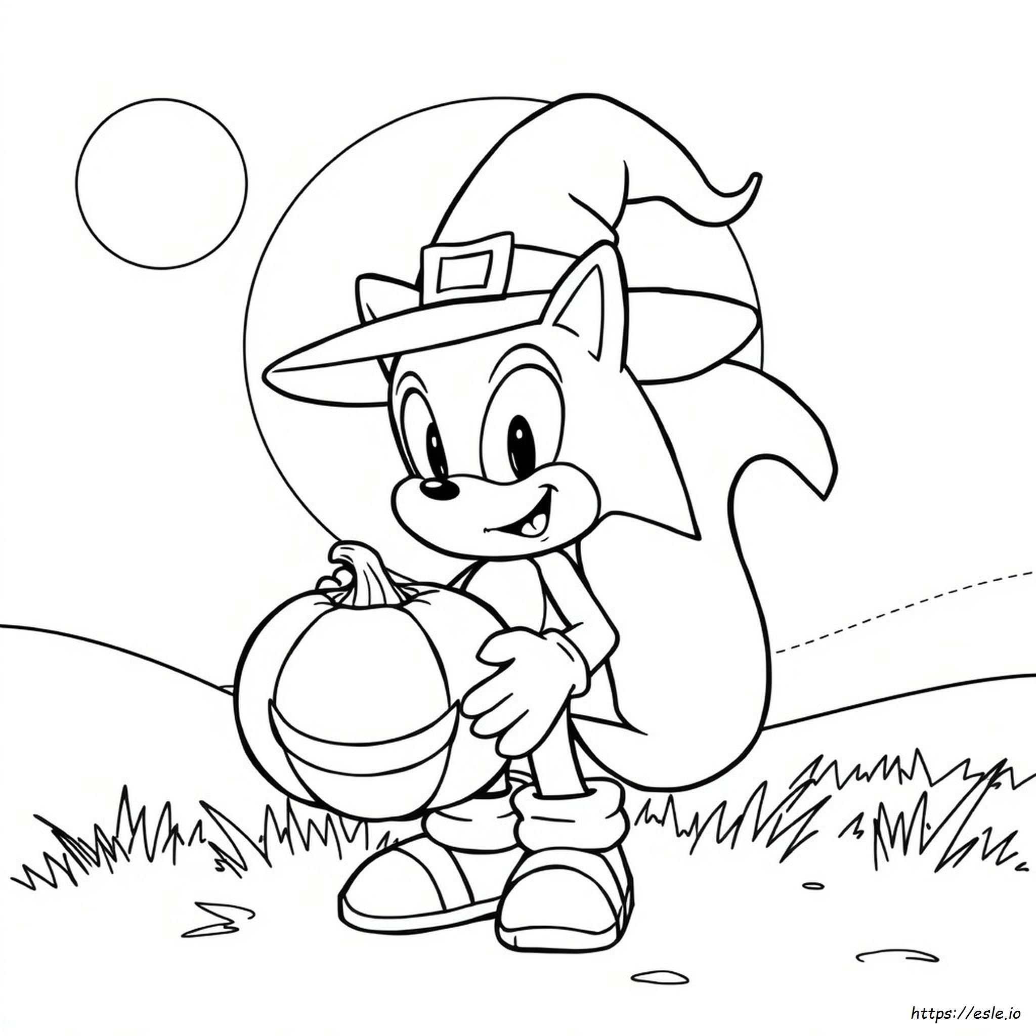 Disegni Da Colorare Di Sonic Halloween