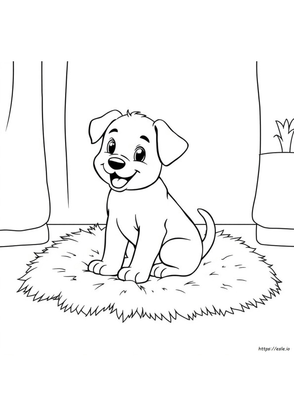 Anak Anjing Gambar Mewarnai