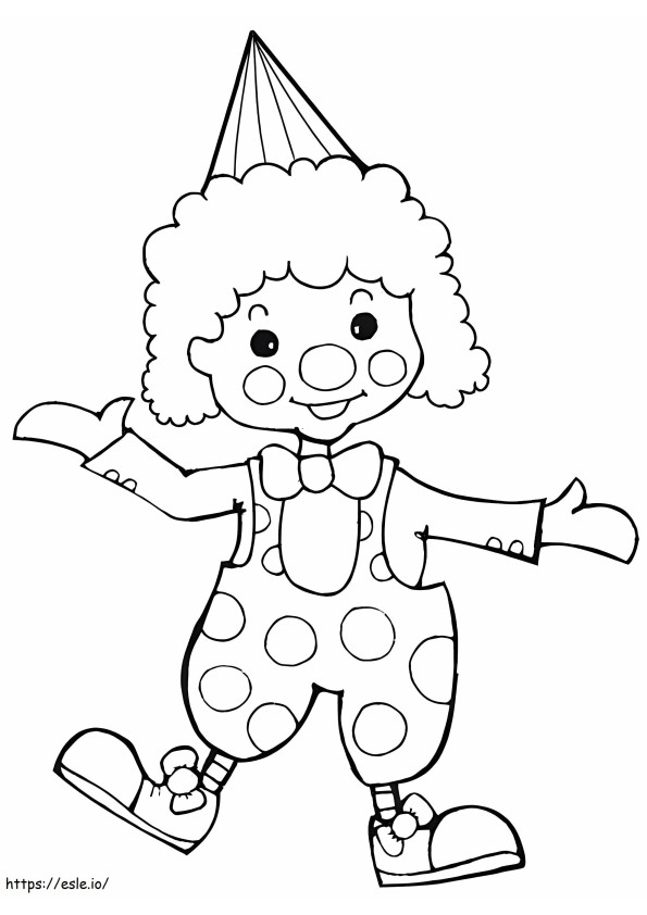 Coloriage Clowns pour enfants à imprimer dessin
