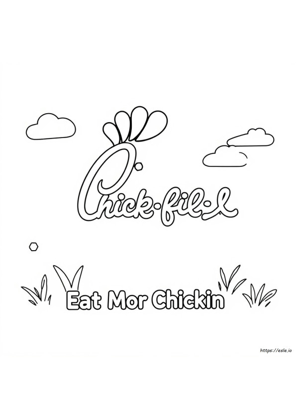 Logo Chick Fil A Gambar Mewarnai