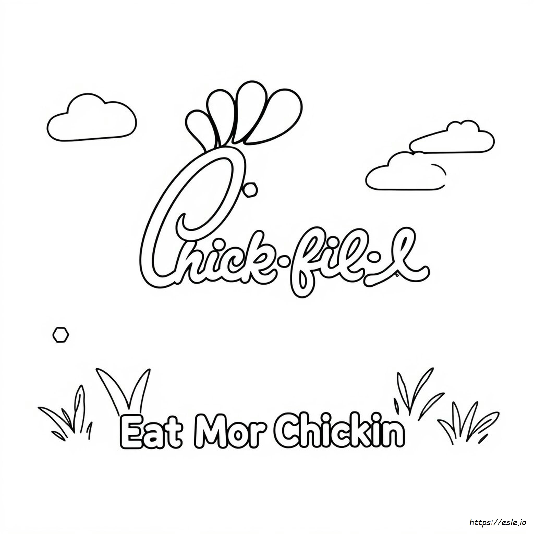 Logo Chick-Fil-A Da Colorare