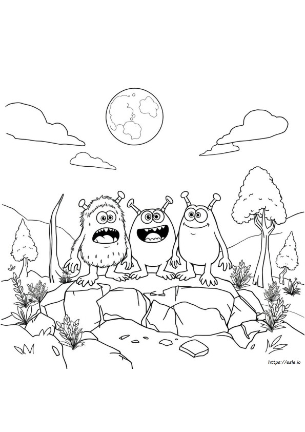 Coloriages Monstres My Singing Monsters À Colorier