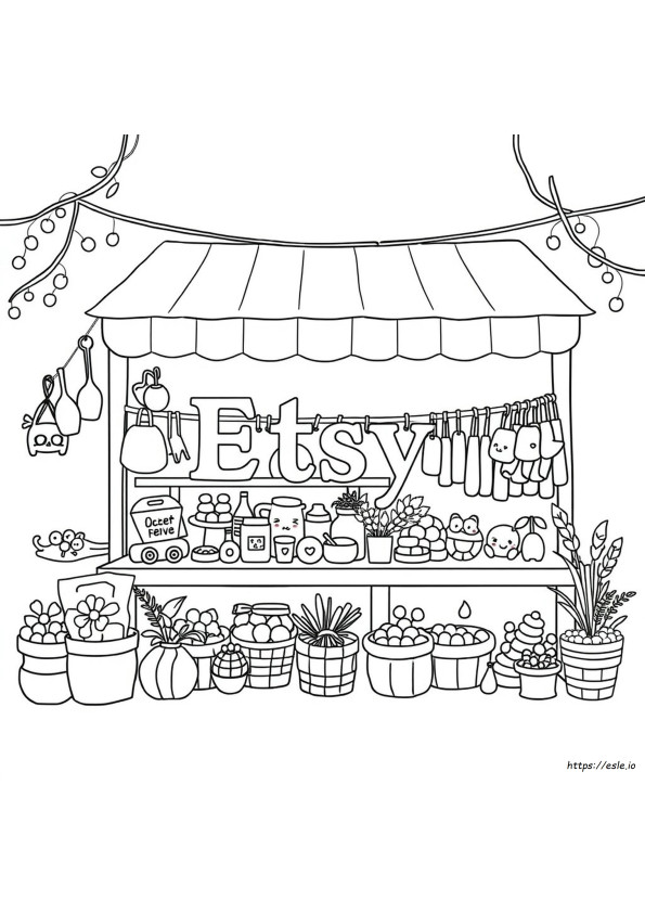 Gambar Mewarnai Di Etsy