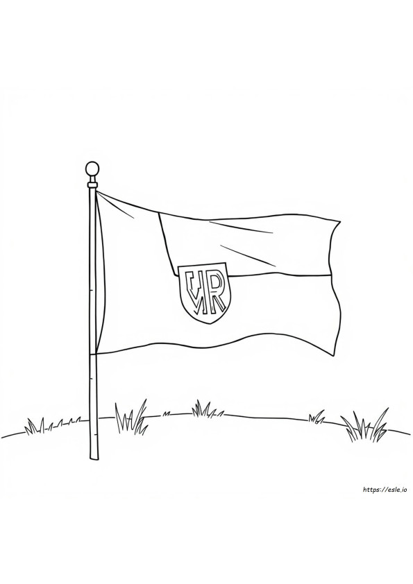 Czech Republic Flag Coloring Page