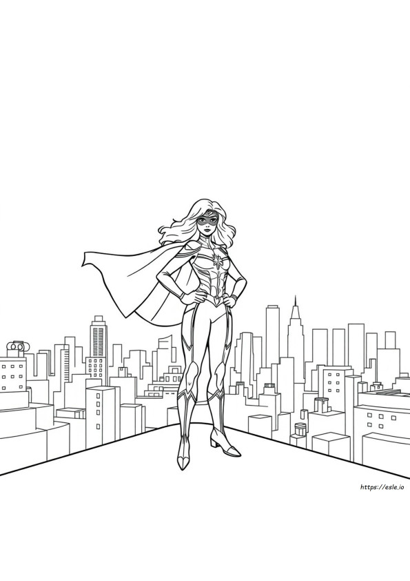 Ms Marvel Disegni Da Colorare