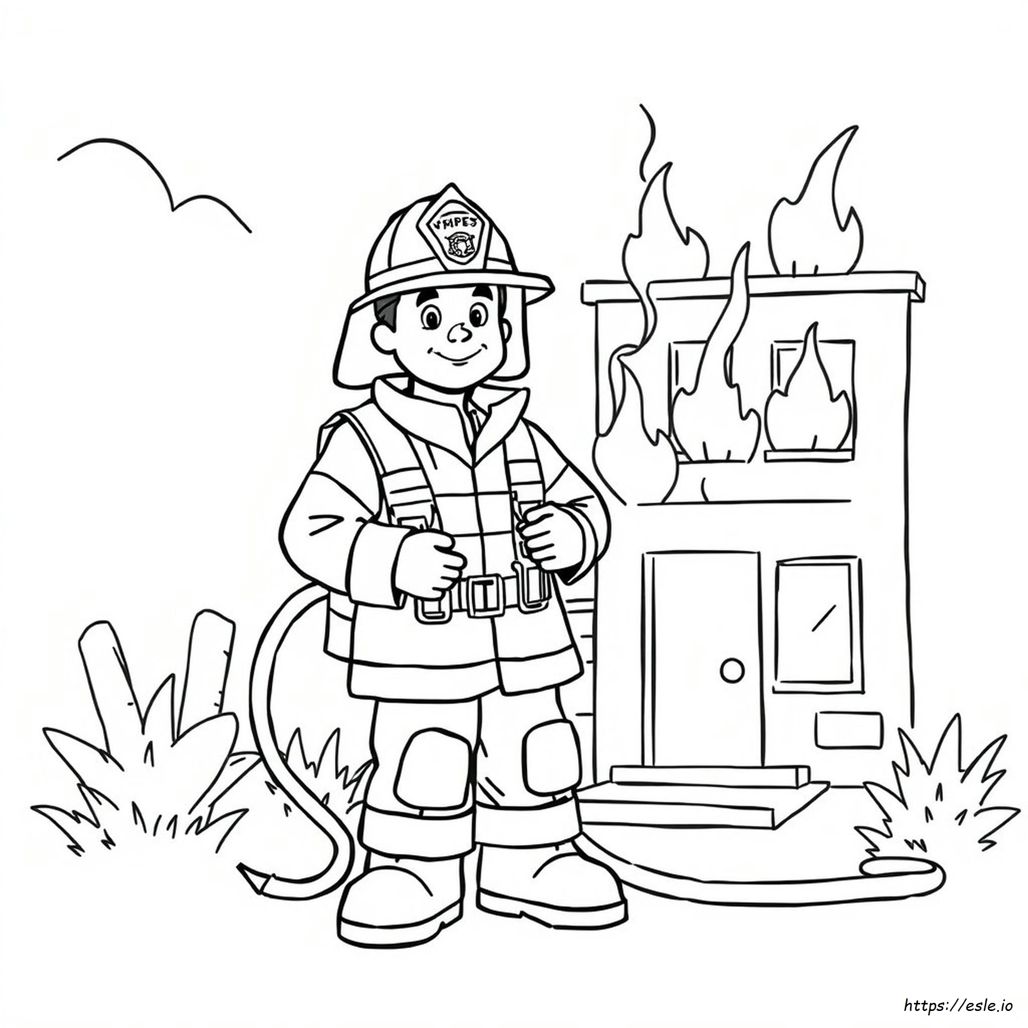 Fireman Coloring Pictures