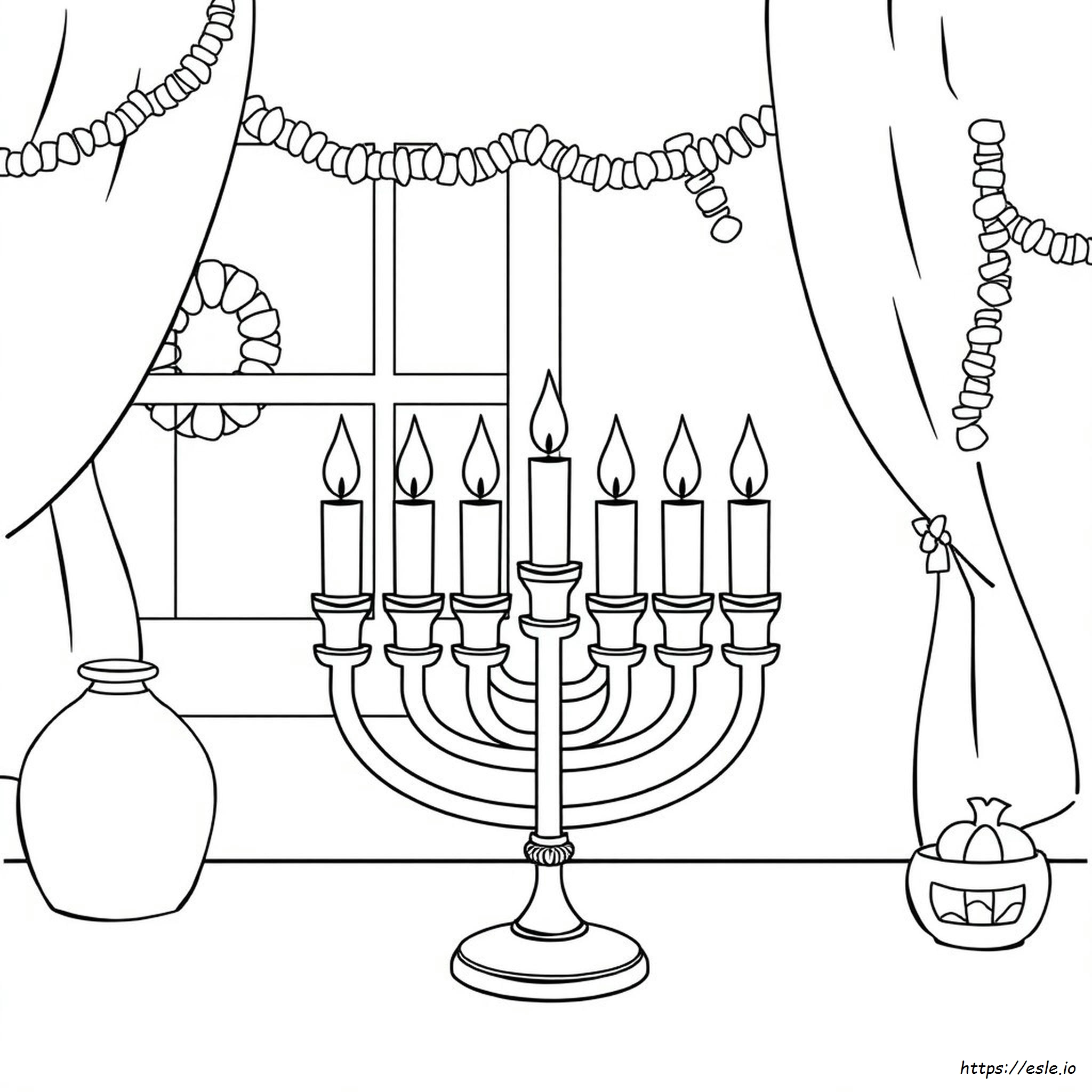 Free Hanukkah Coloring Sheets