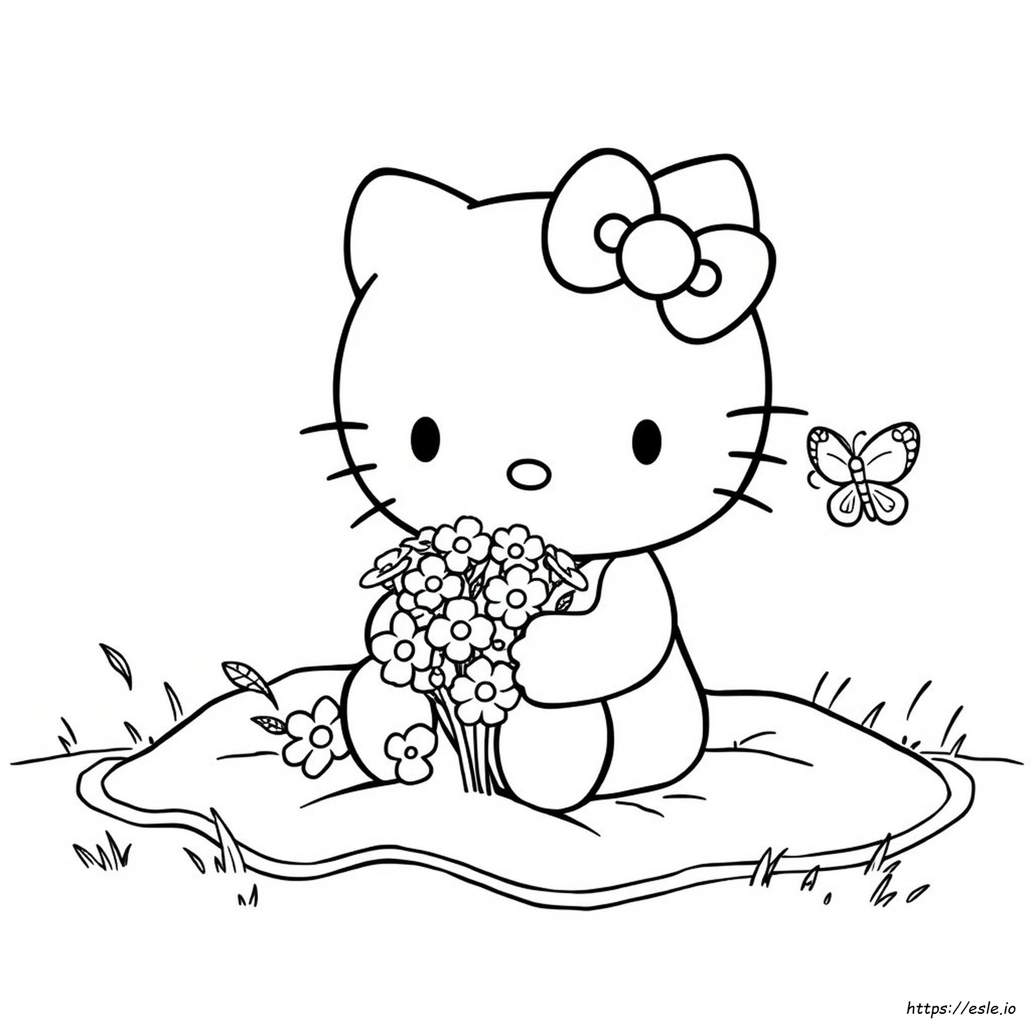 Hello Kitty Da Colorare