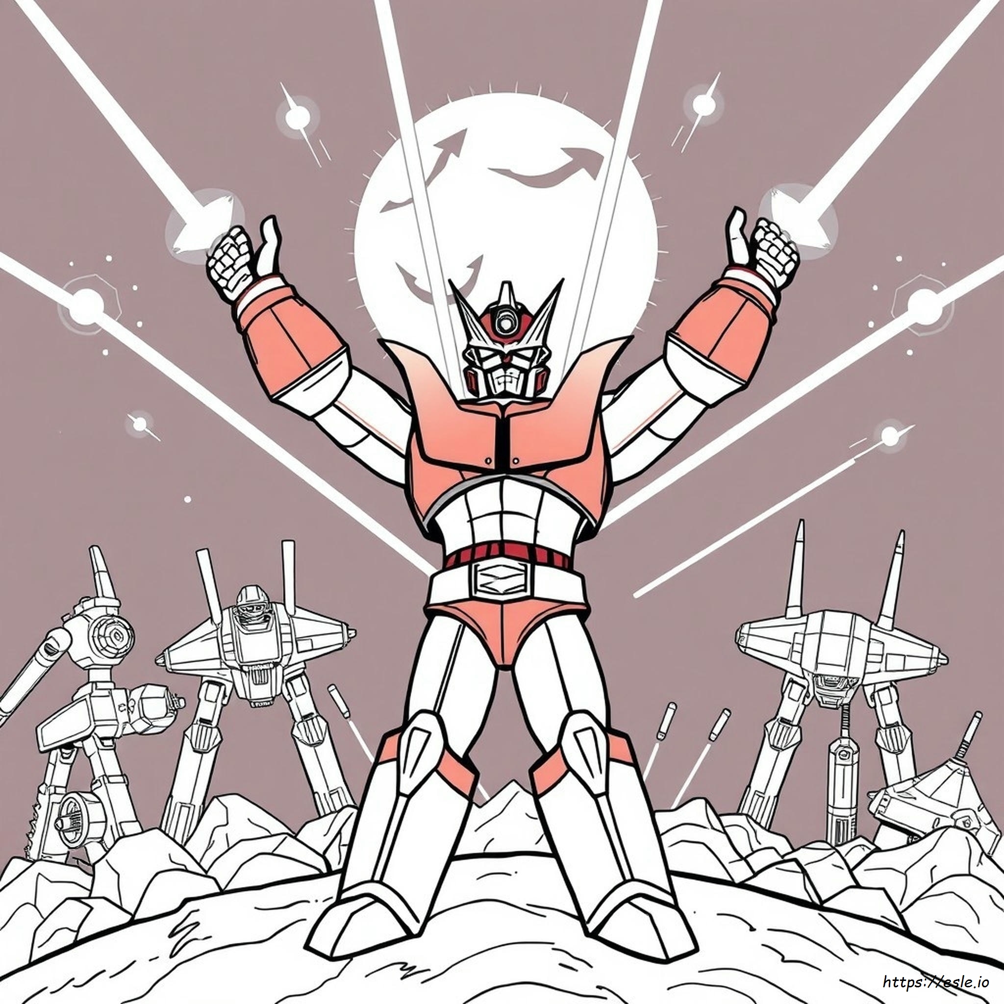Mazinger Z Immagini Da Colorare