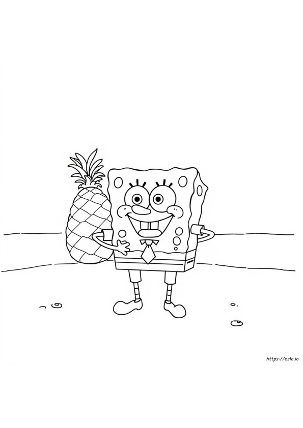 Spongebob Bikini Bottom Coloring Pages