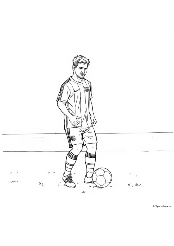 Messi Színező Képek